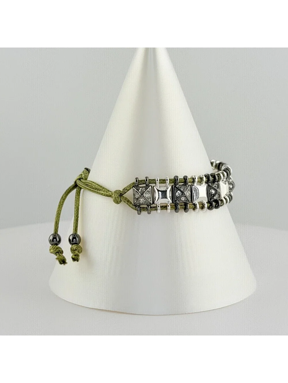 Bomb Party Single Stack Bracelet - on Silver Plating #104
